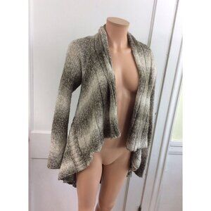 Isda & Co Cardigan Sweater Draped Womens XS